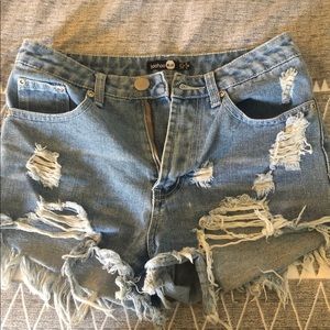 Boohoo Denim Shorts